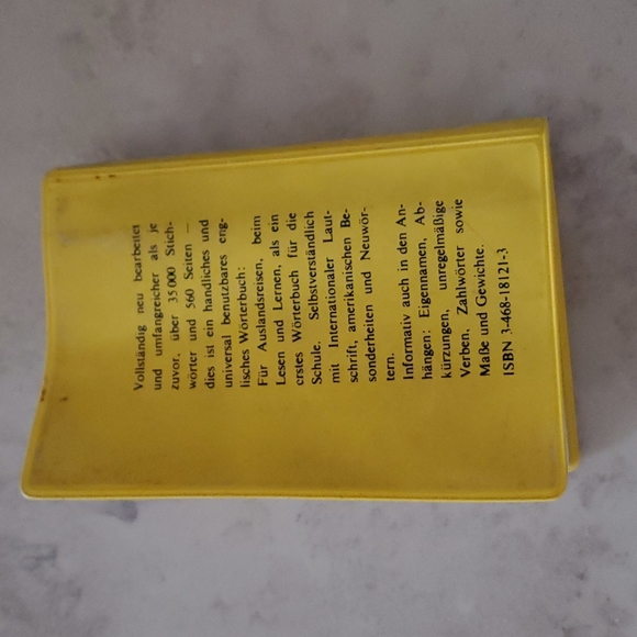 English to German to English Book - Picture 2 of 2